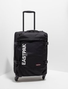 Mens Eastpak Trans4 Bold Brand Suitcase Black, Black