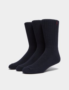 Mens Polo Ralph Lauren 3-Pack Socks Navy blue, Navy blue