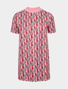 Moncler Girls Print Dress Pink, Pink