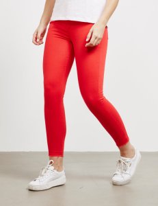 Womens Tommy Jeans High Rise Skinny Jeans Red, Red