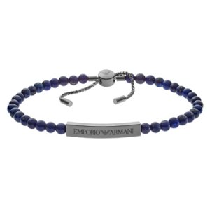 Emporio Armani Heritage Blue Beaded Bracelet EGS2505060