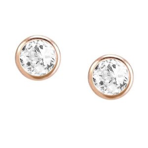 Nomination Bella Rose Gold Plated Crystal Stud Earrings 146644/039