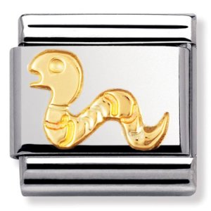 Nomination CLASSIC Gold Animals Snake Charm 030112/01