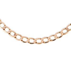 Pre-Owned 9ct Yellow Gold 24 Flat Curb Chain