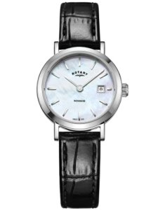 Rotary Ladies Windsor Mother Of Pearl Leather Watch LS05300/41