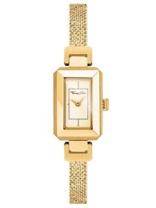 Thomas Sabo Glam And Soul Mini Vintage Gold Plated Mesh Bracelet Watch WA0331-264-207-23X15,5MM