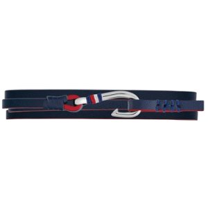 Tommy Hilfiger Navy Blue Nautical Leather Wrap Bracelet 2790190S