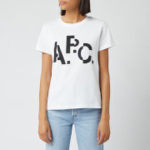 A.P.C. Women's Decale T-Shirt - White - L - White