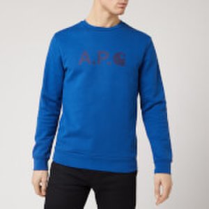 A.P.C. X Carhartt Men's Ice H Sweatshirt - Bleu Roi - S