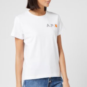 A.P.C. X Carhartt Women's Fire T-Shirt - White - XS