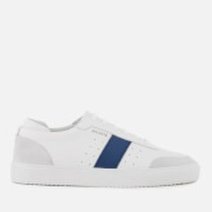 Axel Arigato Men's Dunk Leather Trainers - White/Navy - UK 8