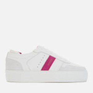 Axel Arigato Women's Leather Platform Trainers - White/Pink - UK 4 - White