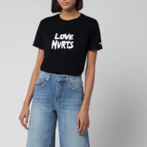 Bella Freud Women's Love Hurts T-Shirt - Black - XS