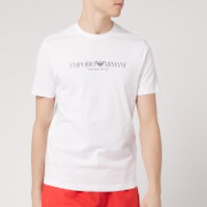 Emporio Armani Men's Large Logo T-Shirt - White - S