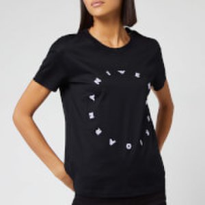 Emporio Armani Women's Logo T-Shirt - Black - IT 36/UK 4