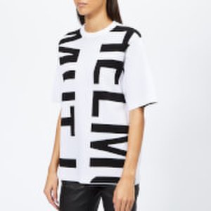 Helmut Lang Women's Helmut Logo T-Shirt Logo - Optic White/Black - XS - Multi