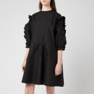 JW Anderson Women's Cotton Frilled Dress - Black - UK 10