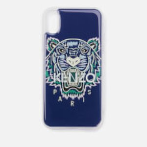 KENZO Men's Tiger iPhone X Case - Blue