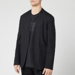 Maison Margiela Men's Collarless Suit Jacket - Black - S