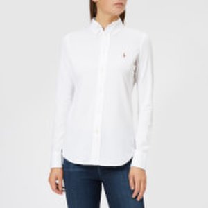 Polo Ralph Lauren Women's Heidi Skinny Long Sleeve Shirt - White - XS - White