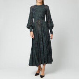 ROTATE Birger Christensen Women's Number 19 Dress - Wild Flower AOP Black Combo - DK 36/UK 10