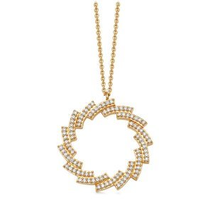 Icon Scala Cirque Diamond Pendant Necklace - Yellow Gold (Solid