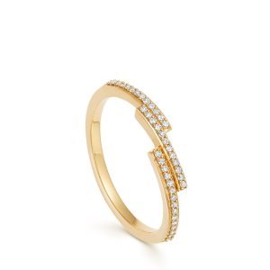 Astley Clarke - Icon scala diamond ring - yellow gold (solid