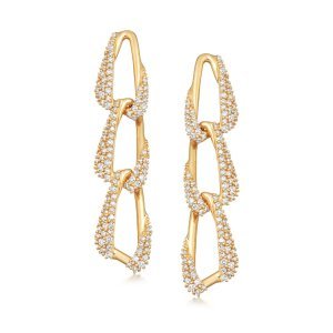 Astley Clarke - Vela drop earrings - yellow gold (solid)