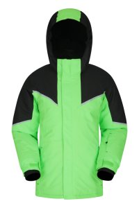 Mountain Warehouse - Colorado kids waterproof ski jacket - green