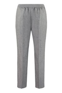 Agnona Wool And Mohair Tailored Trousers