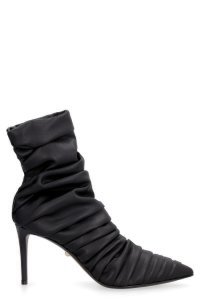 Alevì Gaia Draped Leather Ankle Boots
