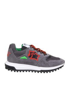 Atlantic Stars Castor Sneakers In Nylon And Suede