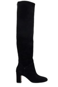 Bibi Lou High Heels Boots In Black Suede