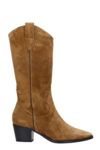 Bibi Lou Texan Boots In Leather Color Suede