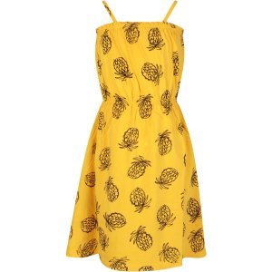 Bobo Choses Yellow Girl Dress With Pineapple