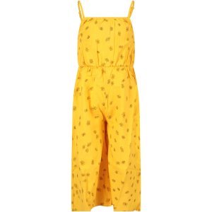 Bobo Choses Yellow Jumpsuit With All-over Flowers