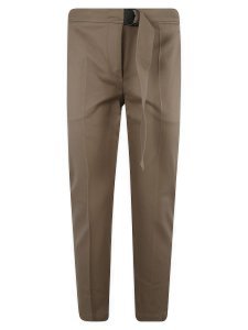 Brunello Cucinelli Belted Plain Trousers