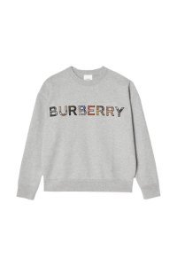 Burberry Kids Check Logo Sweatshirt
