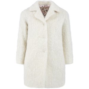 Caffe dOrzo Ivory concetta Coat For Girl