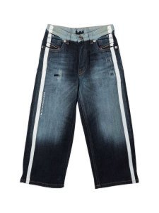 Diesel Blue Teen Jeans With Five Pockets