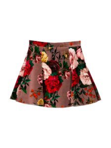 Dolce & Gabbana Antique Pink Skirt For Girls Dolce And Gabbana Kids
