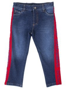 Dolce & Gabbana Baby Jeans With Side Bands