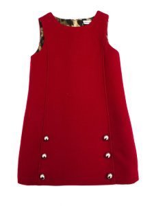 Dolce & Gabbana Red Double Crepe Dress