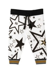 Dolce & Gabbana Sport Trousers With Stars Press