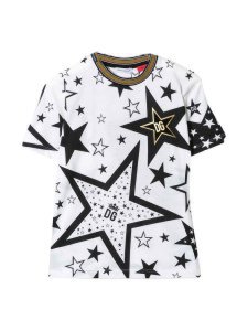 Dolce & Gabbana White T-shirt With Star Press Dolce & gabbana Kids