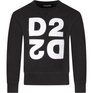 Dsquared2 Black Kids Sweatshirt With Double Logo