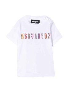 Dsquared2 White T-shirt With Frontal Logo