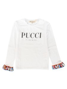 Emilio Pucci Logo Print Longsleeved T-shirt