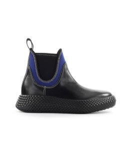 Emporio Armani Black Blue Chelsea Boot
