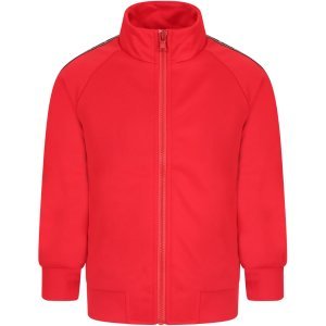 Fendi Red Boy Sweatshirt With Iconic Double Ff